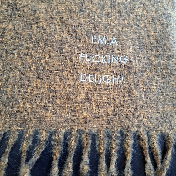 Attic Salt Botique Oversized Blanket Scarf With Fringe - Picture 1 of 4